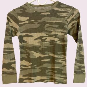 Boys Camouflage Long Sleeve Tee Shirt